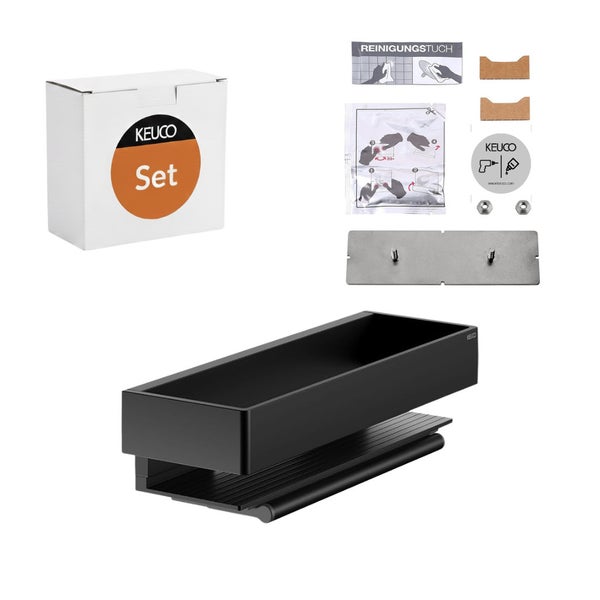 Keuco Ablage Set inklusive Montagematerial und Installationsanleitung
