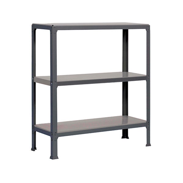 Wohnregal LIVING KOALA METAL mit 3 Fachböden | HxBxT 90x80x30cm | Fachlast 150kg | Anthrazit/Dunkelgrau