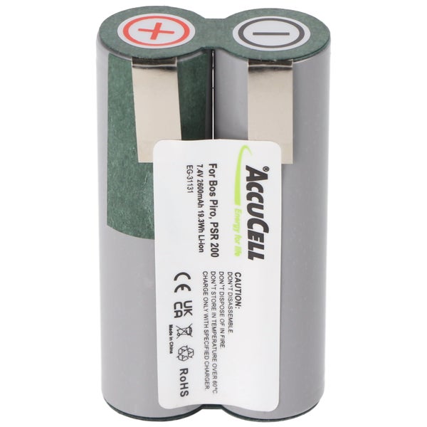 Akku passend für Bosch Prio Akku PSR 200 Li-ion 7,2-7,4 Volt 2600mAh 19,3Wh