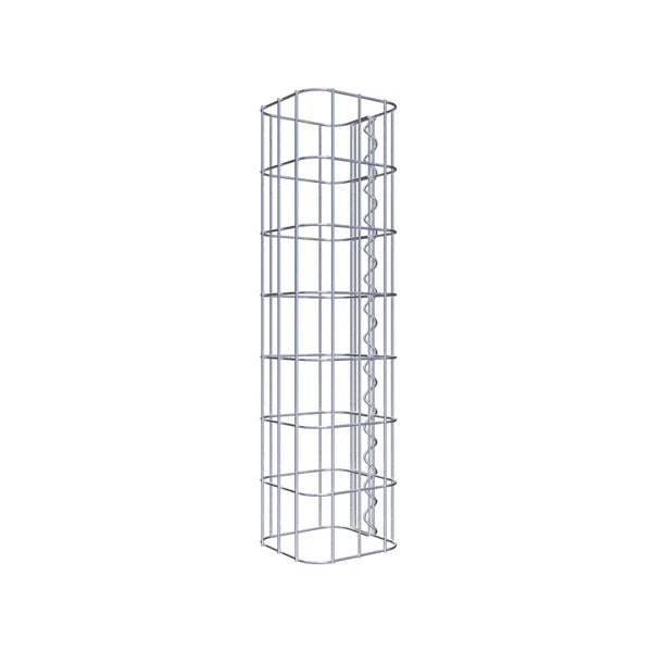 Gabionensäule 17 x 17 cm, MW 5 x 10 cm eckig - Höhe: 0,70 m