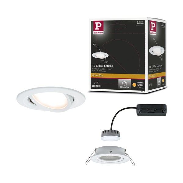 Paulmann LED Deckenleuchte Abia 2 quadratisch mit Sensor und einstellbarer Farbtemperatur inklusive Produktverpackung