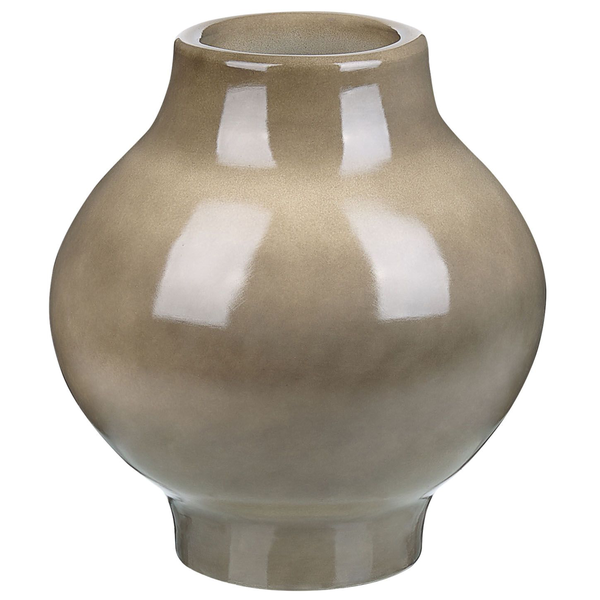 Blumenvase MAGAN Keramik 31 cm Taupe