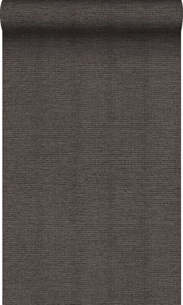 Origin Wallcoverings Tapete Leinen-Optik Taupe - 53 cm x 10,05 m - 347381