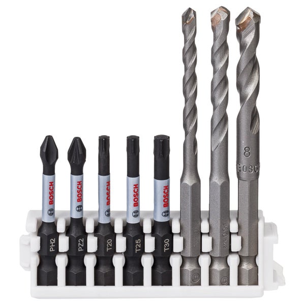 Bosch Impact Control HEX-9 Ceramic + Power Bit-Set 8tlg. - 2608577145