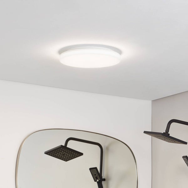 PRIOS LED Deckenleuchte Artin (Modern) in Weiß (1 flammig, ) - Lampe Deckenlampe Badezimmerleuchte
