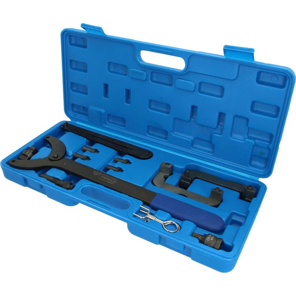 Brilliant Tools Motor-Einstellwerkzeugsatz für VAG Benzinmotoren in blauer Aufbewahrungsbox