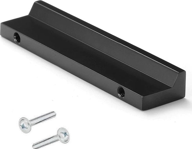 Möbelgriff Stangengriff Reno lochabstand 128 mm Aluminium Schwarz Set 10