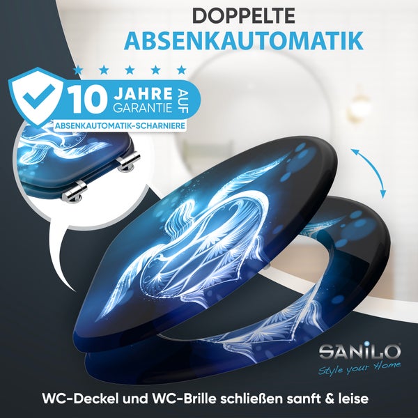 WC-Sitz mit Absenkautomatik Glow Turtle