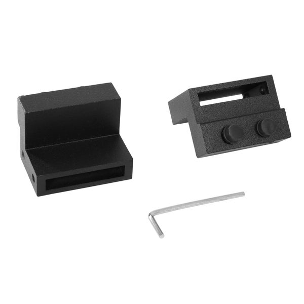 Zwei runde Abstandshalter und zwei Schrauben