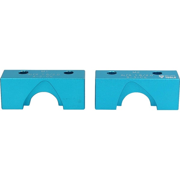 Zwei blaue Alfa Motor Einstellwerkzeuge