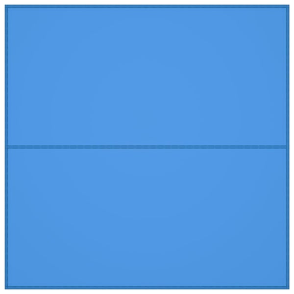 Outdoor-Tarp 4x4 m Blau