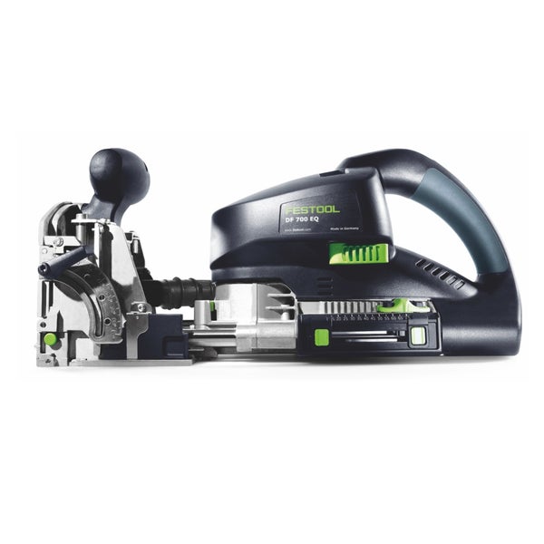 Festool DOMINO XL DF 700 EQ-Plus Dübelfräse 720 W + Festool SV-SYS D14 Domino Verbinder Sortiment + Systainer