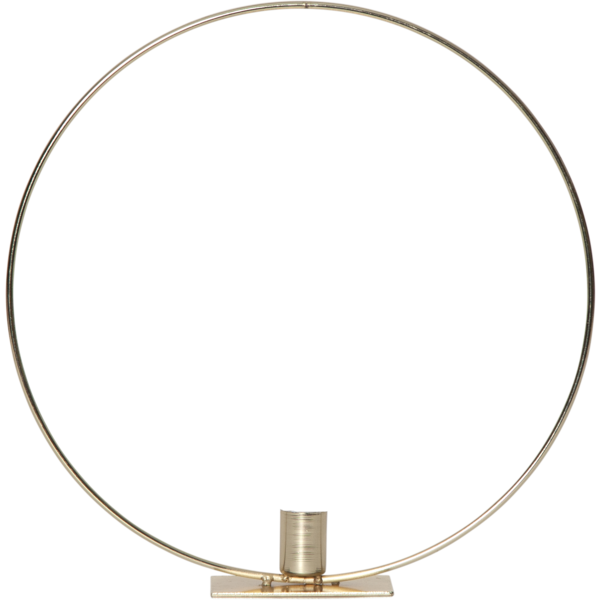 Metallring für Dekoration auf quadratischer Basis