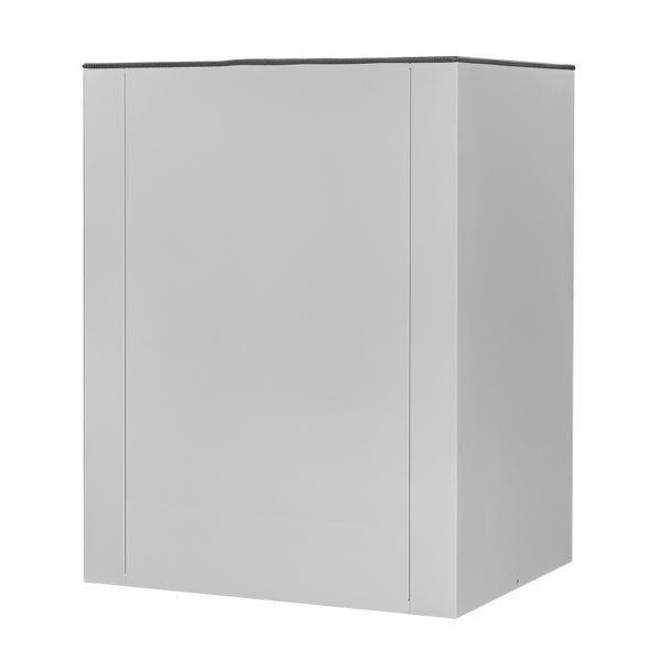 PROREGAL Schubladenschrank Kobra mit 8 Schubladen | HxBxT 90x71x55cm | Lichtgrau/Anthrazitgrau | Schubladenbox, Werkzeugschublade