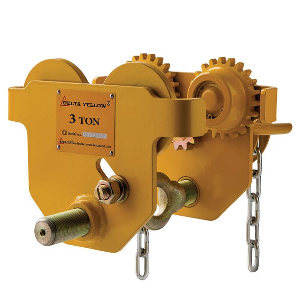 Delta Yellow Rollfahrwerk mit einer Traglast von 3 Tonnen