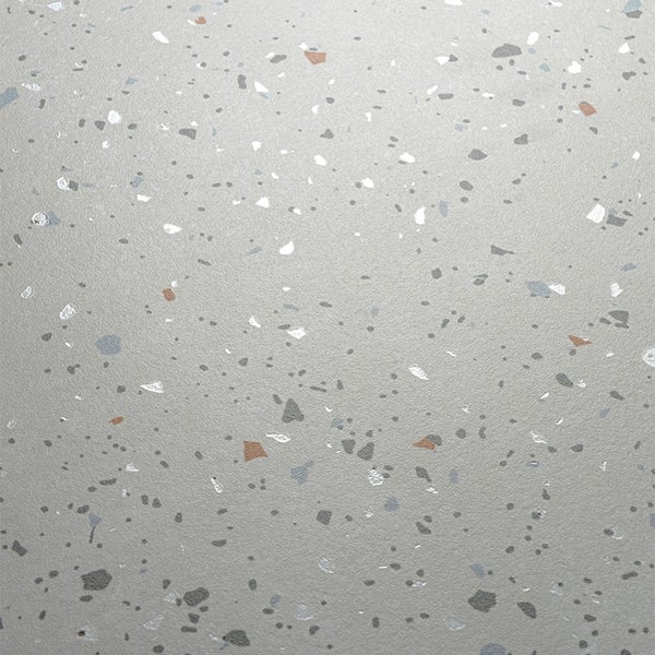 Vinylboden mit Terrazzo Optik in Stein Design fuer Innenbereiche