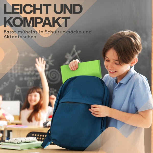 ACROPAQ - 12 x Ringbuch A4 - Mit 2 Ringen, Mit Rückenetiketten, Rückenbreite 2,5 cm, Farbbogen, Natur Farbkollektion - Ringhefter, Ringordner, Ordner A4 Schmal, Ringmappe A4, Schulordner