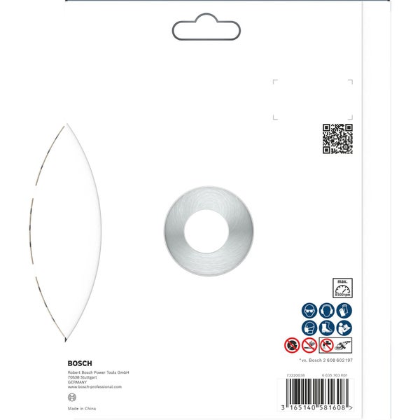 Bosch PRO Concrete Diamanttrennscheibe 180 x 22,23 mm - 2608602654