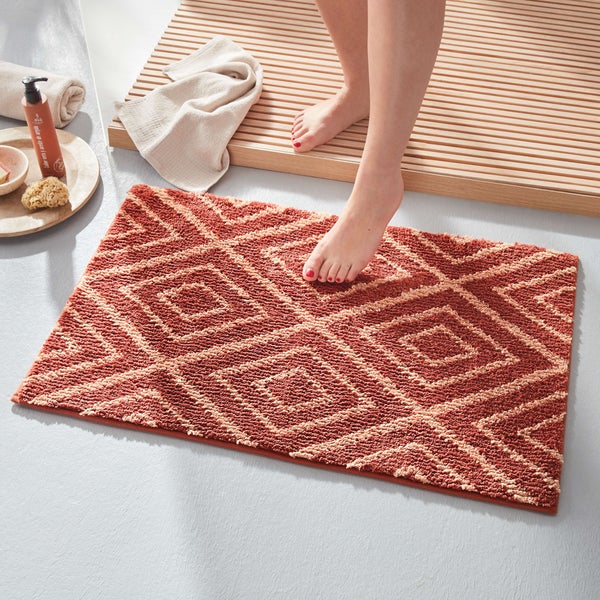 FRANK FLECHTWAREN | Bodenmatte Mediterra, POLYESTER, TPR, 80 x 50 cm