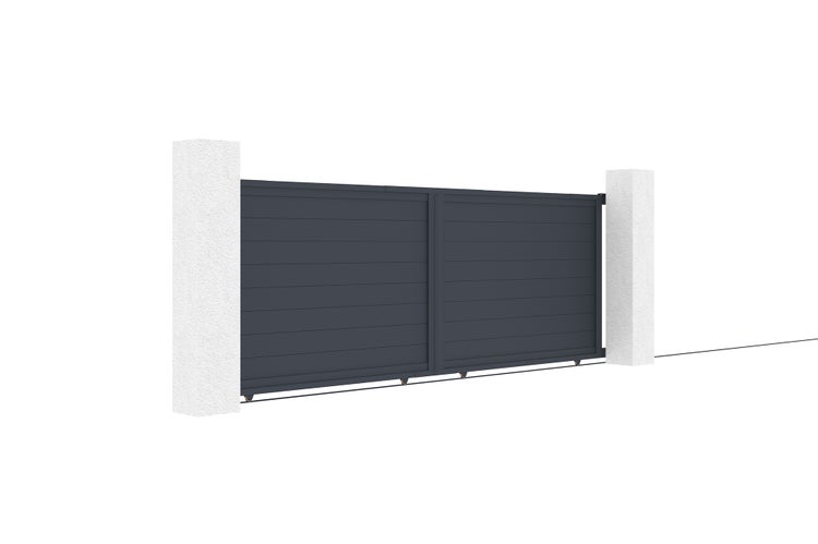Schiebetor elektrisch 4m EIGER H.140cm + Schiebetorantrieb RANGER C300