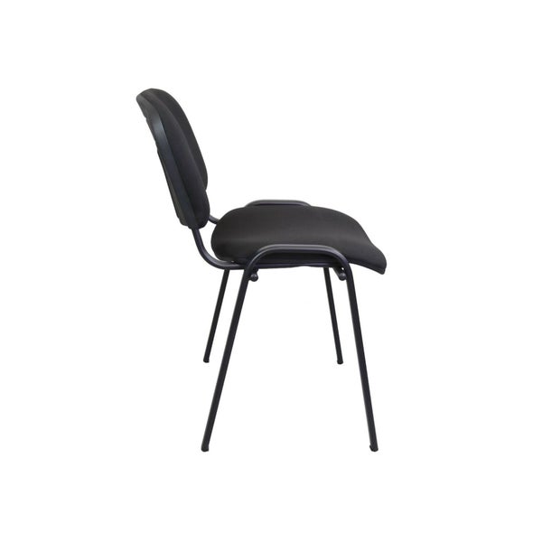PROREGAL SuperSparSet 4x Stapelstuhl Blackbird HxBxT 78 x 54 x 60 cm Stapelbar Schwarz