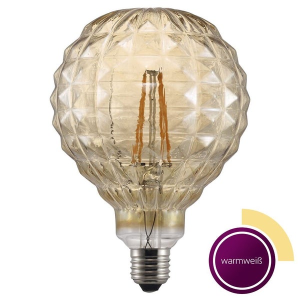 LED Filament Lampe Avra Square ersetzt 25W E27 Spezialbauform 2W 140lm 2200K Einerpack