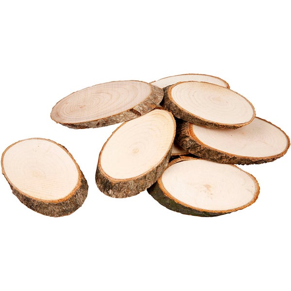 Creativ Company  Holzscheiben, Dicke 8 mm, 20 Stk