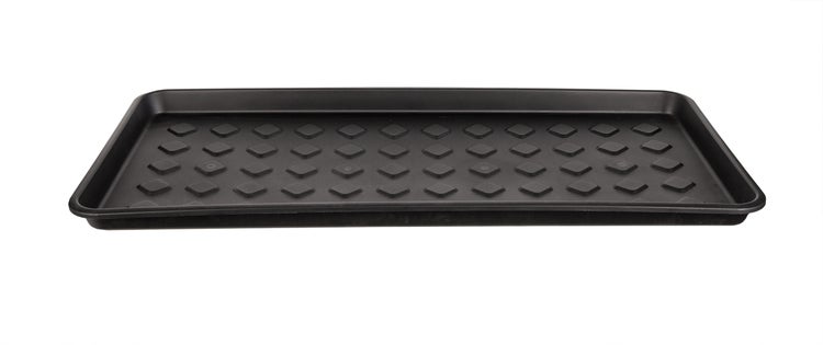 BigDean Schuhabtropfschale Schuhablage groß - Abtropfschale für Schuhe - 71,5 x 34,5 x 3 cm - Schuhmatte mit erhöhtem Rand - Schuh-Abtropfschale für Regen, Herbst & Winter - Made in EU