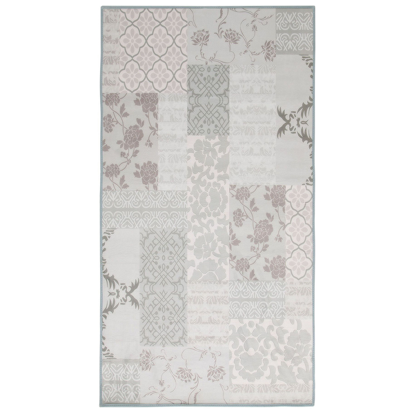 Teppich mit floralem Patchwork-Muster