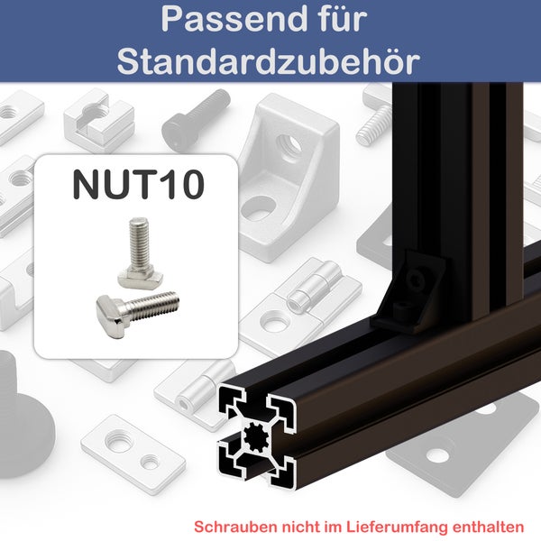 Nutenstein NUT10 für Standardzubehör