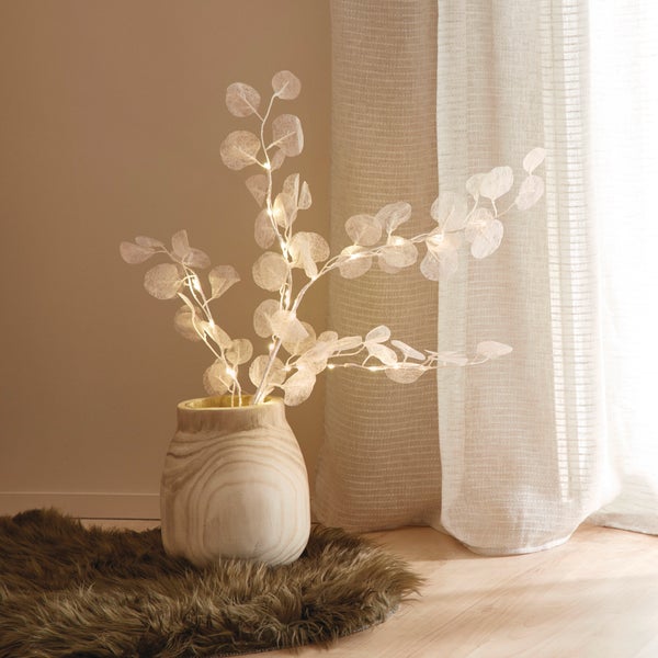 FRANK FLECHTWAREN | LED-Bündel Soft Leaves, KUNSTSTOFF, L: 90 cm