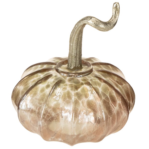 Dekorative Kürbisfigur aus Glas