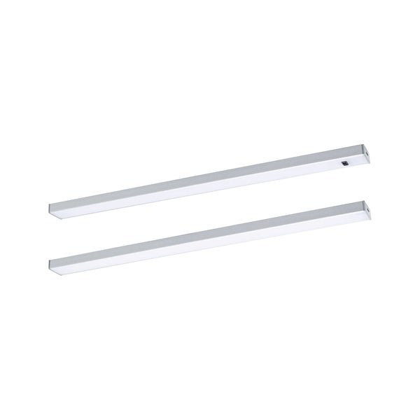 LED Unterschrankleuchte Inline Starterset Tunable White 2x4W 350x26mm 2x350lm 24V Chrom matt