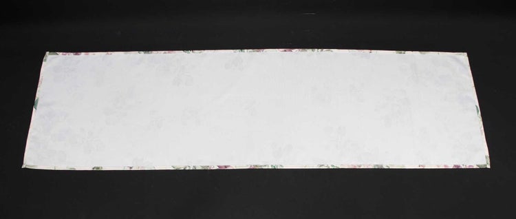 FRANK FLECHTWAREN | Tischläufer Purple Leaves, POLYESTER, 40 x 140 cm