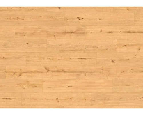 Werkbank mit Holzplatte und rotem Metallgestell