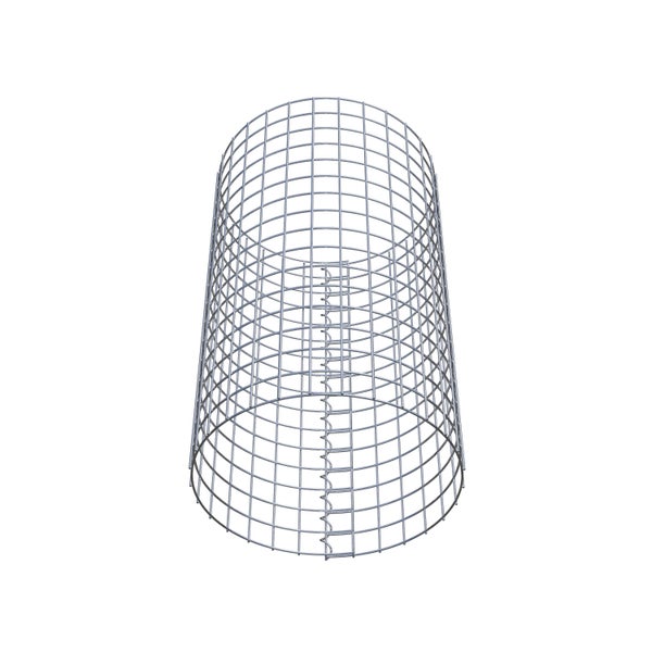 Gabionensäule Durchmesser 47 cm MW 5 x 5 cm rund - Höhe: 80 cm