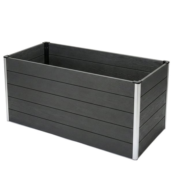 Hochbeet aus WPC mit Aluminiumrahmen