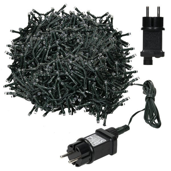 LED Lichterkette für den Innen und Außenbereich mit Netzstecker