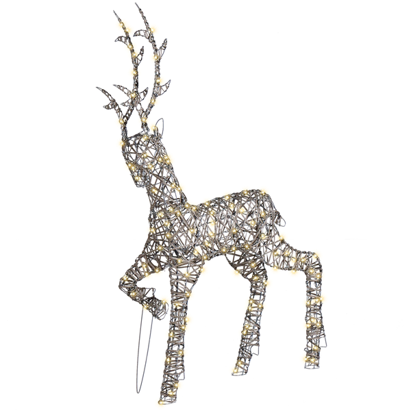 Dekoratives Rentier mit Beleuchtung für den Innen- und Außenbereich