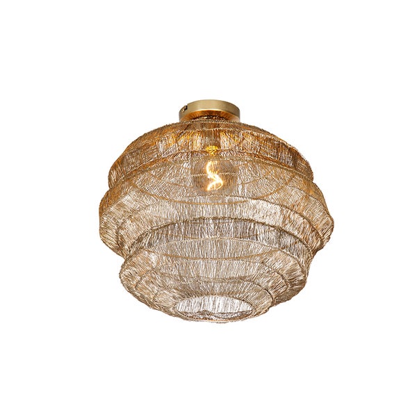 Orientalische Deckenlampe Gold 45 cm - Vadi