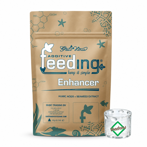 Green House Feeding Enhancer Pflanzendüngerzusatz, 1 Kilogramm Beutel mit Huminsäuren und Algenextrakt
