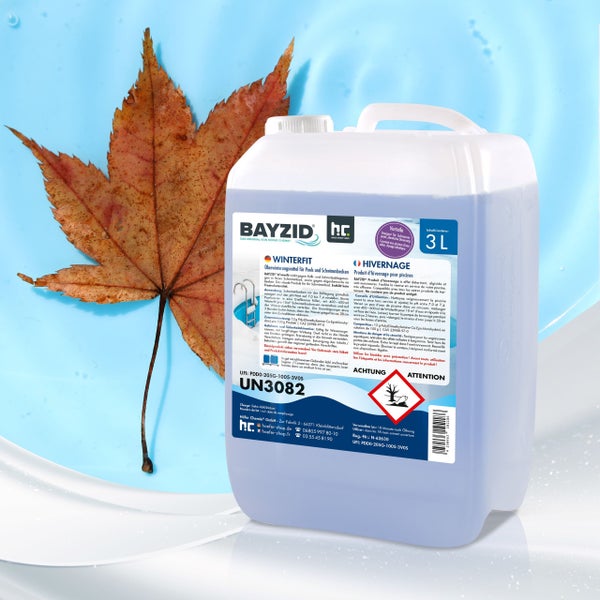 Bayzid Winterfit Überwinterungsmittel für Pools und Schwimmbecken in einem 3 Liter Behälter