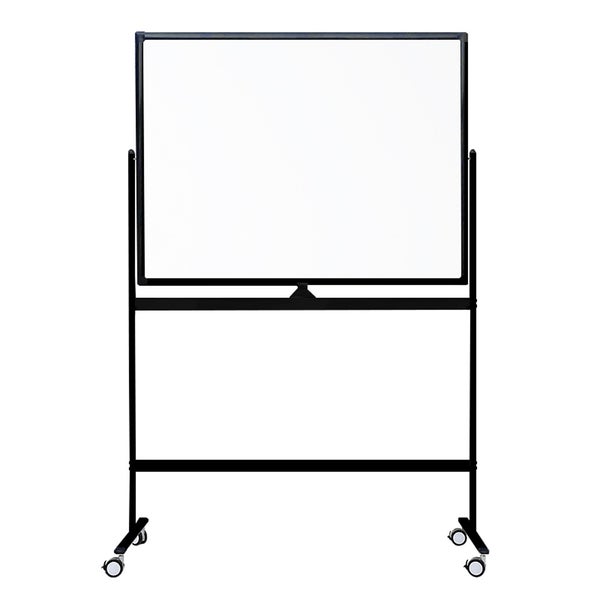 Mobiles Whiteboard 90x120 cm - Doppelseitig - Schwarz