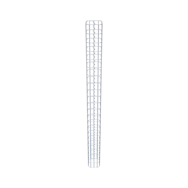 Gabionensäule 17 x 17 cm, MW 5 x 10 cm eckig - Höhe: 2,20 m