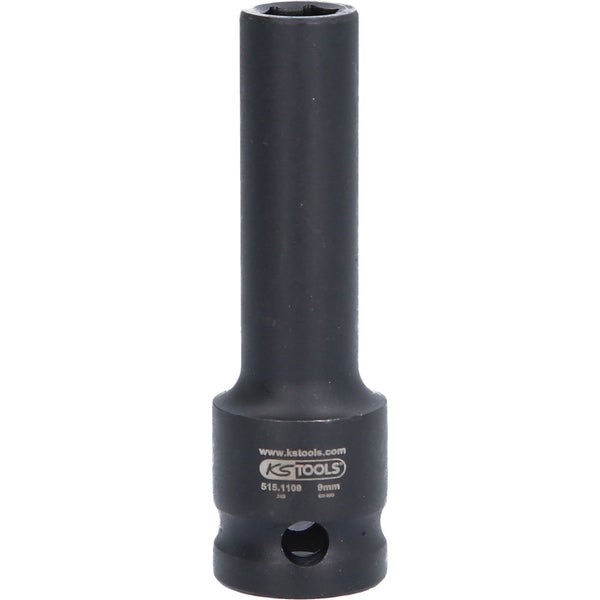 KS TOOLS 1/2 Sechskant-Kraft-Stecknuss lang 9 mm - 515.1109