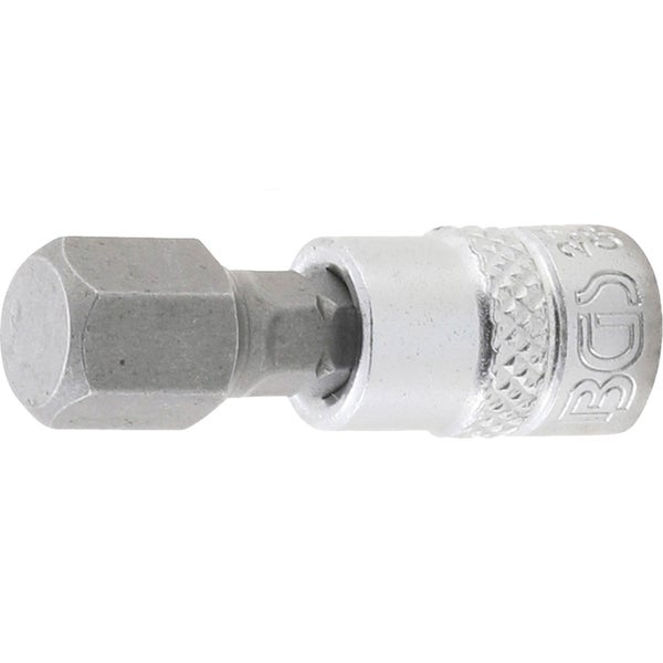 BGS Bit-Einsatz Antrieb Innenvierkant 6,3 mm (1/4) Innensechskant 3/8 - 2748