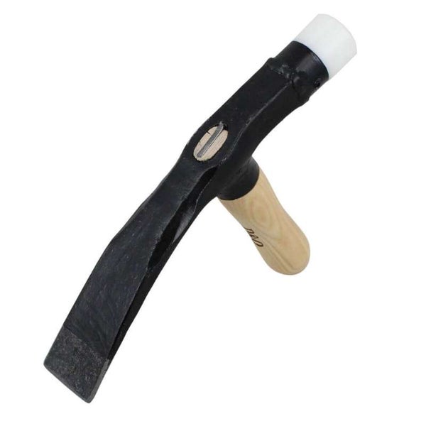 Hammer mit Holzgriff und Kunststoffkopf