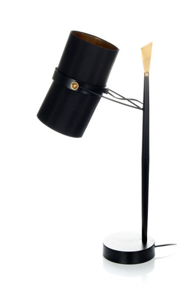 Minimalistische Tischlampe schwarz, Klassisch Moderne Nachttisch Lampe | Wohnzimmer Esszimmer Leuchte