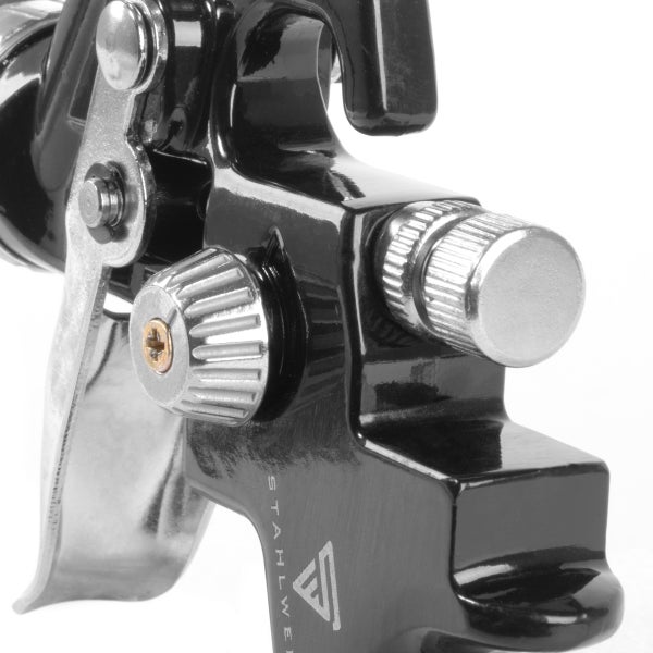 STAHLWERK HVLP Lackierpistole SG-125 ST mit 0,8 mm Düse und 125 ml Fließbecher