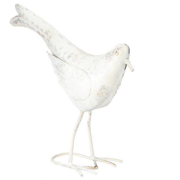 Dekorative Vogel Figur aus Metall